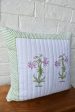 Pink Lilies Cushion: Hand Block Luxury for Your Sofa on Sale