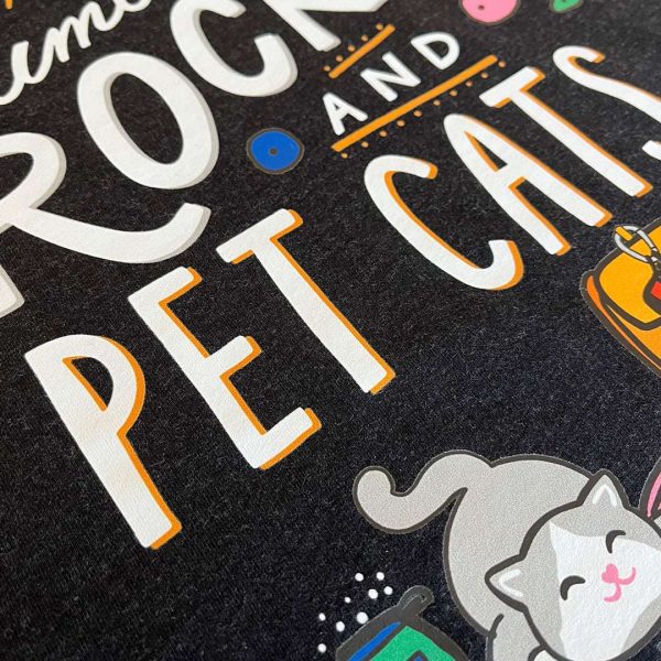 Climb Rocks and Pet Cats — Unisex T-Shirt Sale