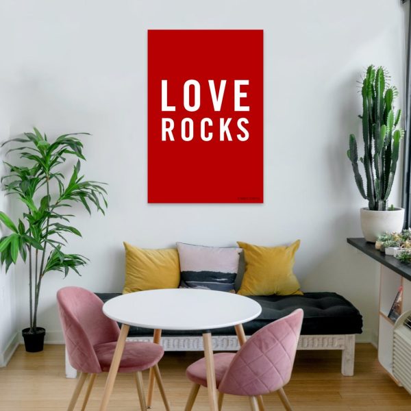 Love Rocks — Rock Climbing Art Poster For Cheap