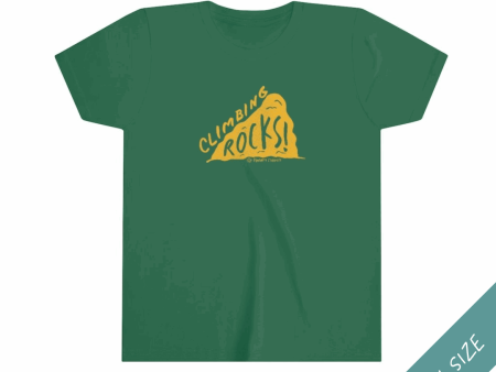 Climbing Rocks! — Youth Kid s Rock Climbing T-Shirt Online Hot Sale