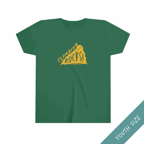 Climbing Rocks! — Youth Kid s Rock Climbing T-Shirt Online Hot Sale