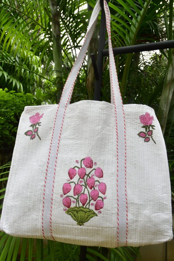 Pink Love Tote Bag Discount