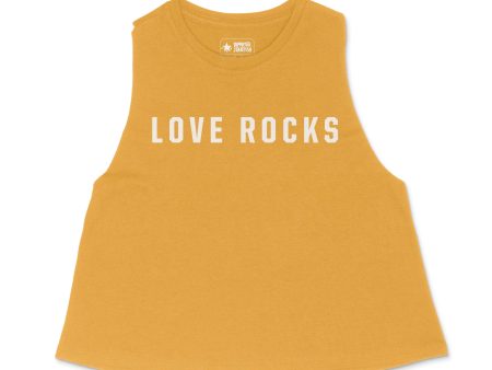 Love Rocks — Women’s Crop Tank on Sale