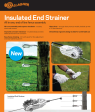 Gallagher Insulated End Fence Strainers 100 Pack Online