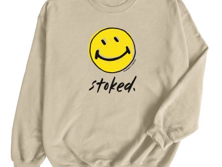 Stoked — Unisex Crewneck Sweatshirt For Discount