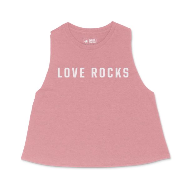 Love Rocks — Women’s Crop Tank on Sale