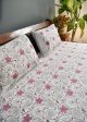 Hibiscus Bloom Bedsheet: Hand-Blocked Paradise for Your Bedroom (Jaipur, India) Online