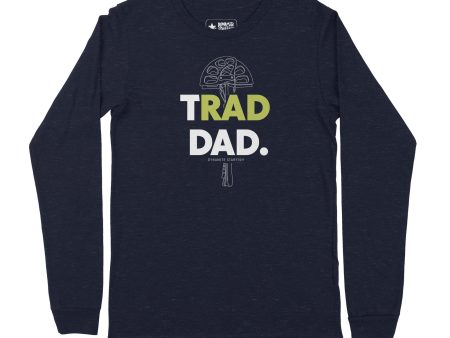 Rad Trad Dad — Men s Unisex Rock Climbing Long Sleeve T-Shirt For Sale