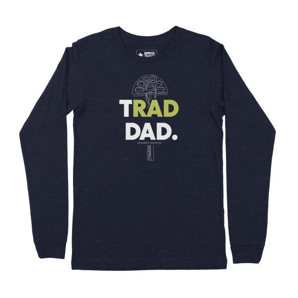 Rad Trad Dad — Men s Unisex Rock Climbing Long Sleeve T-Shirt For Sale