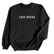 Love Rocks — Unisex Crewneck Sweatshirt Online Hot Sale