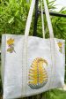 Angel Flower Yellow Tote Bag For Cheap