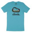 Climb: Yosemite Carabiner — Unisex Rock Climbing T-Shirt Fashion