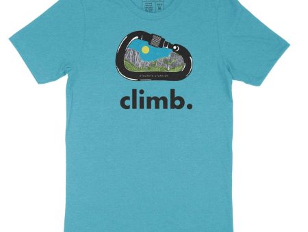 Climb: Yosemite Carabiner — Unisex Rock Climbing T-Shirt Fashion