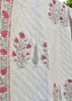 Lovely Pink Buta With Cypress Leaf Double Quilt For Sale