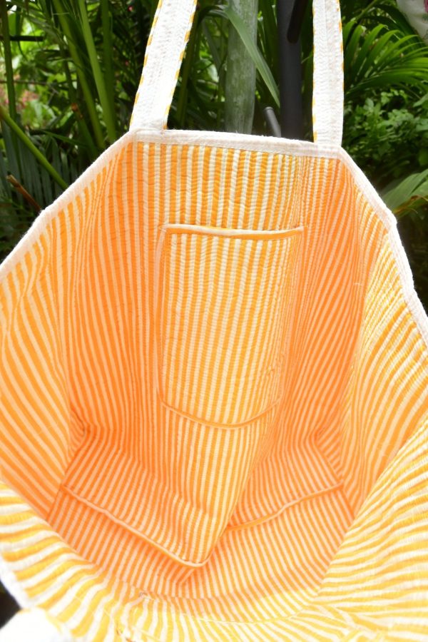 Angel Flower Yellow Tote Bag For Cheap