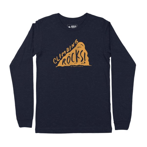 Climbing Rocks! — Unisex Long Sleeve T-Shirt Online