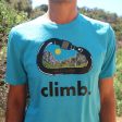 Climb: Yosemite Carabiner — Unisex Rock Climbing T-Shirt Fashion