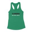 Climbing! But First, Coffee — Women s Racerback Tank Sale