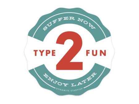 Type 2 Fun Badge — 2.75  Sticker Fashion