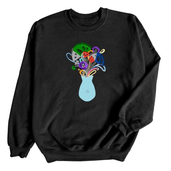 Trad Climbing Gear Bouquet — Unisex Crewneck Sweatshirt Online now