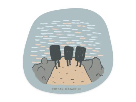 Sunset Boulderers — Bouldering Sticker Online now