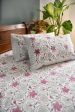 Hibiscus Bloom Bedsheet: Hand-Blocked Paradise for Your Bedroom (Jaipur, India) Online