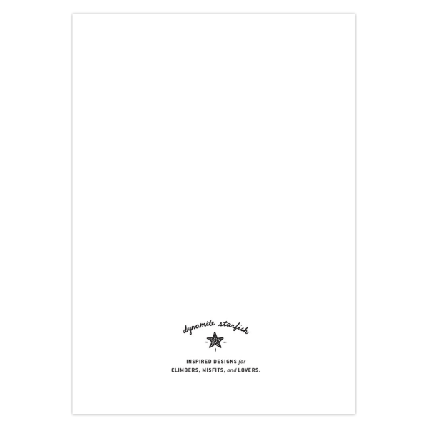 Partners in Climb - Rock Climbing Greeting Card on Sale