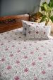 Hibiscus Bloom Bedsheet: Hand-Blocked Paradise for Your Bedroom (Jaipur, India) Online