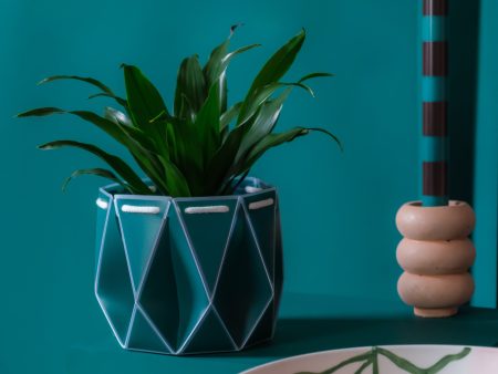 POTR Dark Teal Self-Watering Pot Online