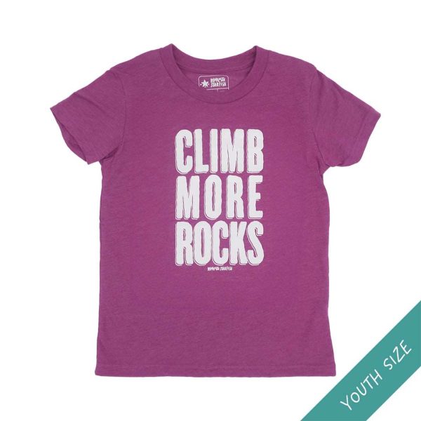 Climb More Rocks — Youth Kids  Rock Climbing T-Shirt For Discount