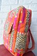 Orange and Pink Tiger Print Backpack Cheap