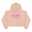 Climb for Snacks — Women’s Crop Hooded Sweatshirt Discount