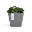 Ecopots Rotterdam Recycled Plastic Pot Grey Hot on Sale