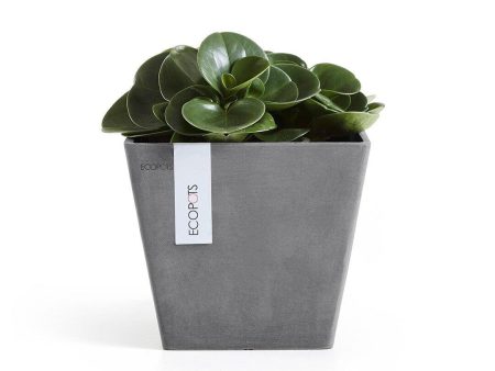 Ecopots Rotterdam Recycled Plastic Pot Grey Hot on Sale