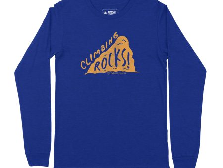 Climbing Rocks! — Unisex Long Sleeve T-Shirt Online