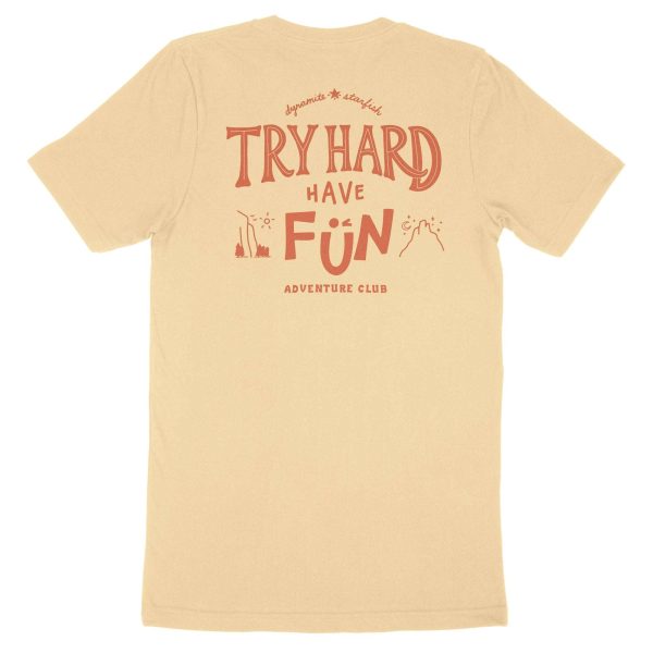 Try Hard Have Fun — Unisex T-Shirt Hot on Sale