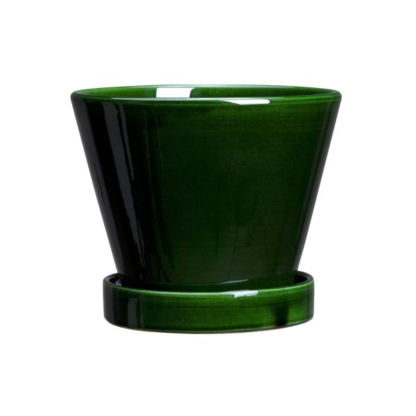 Bergs Potter Julie Pot Glazed Green Pot For Sale