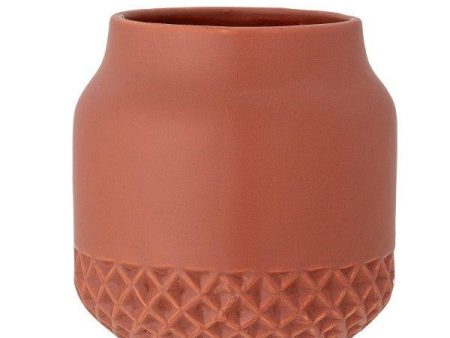 Holden Warm Brown Stoneware Pot by Bloomingville Fashion