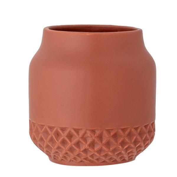 Holden Warm Brown Stoneware Pot by Bloomingville Fashion