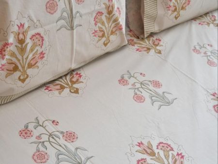 Gulbahaar Bedsheet (Beige Collection): Timeless Elegance Meets Earthy Warmth For Cheap