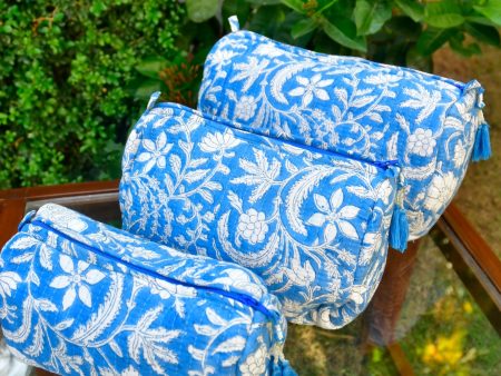 Stylish Blue Utility Bag - Handcrafted Elegance For Cheap