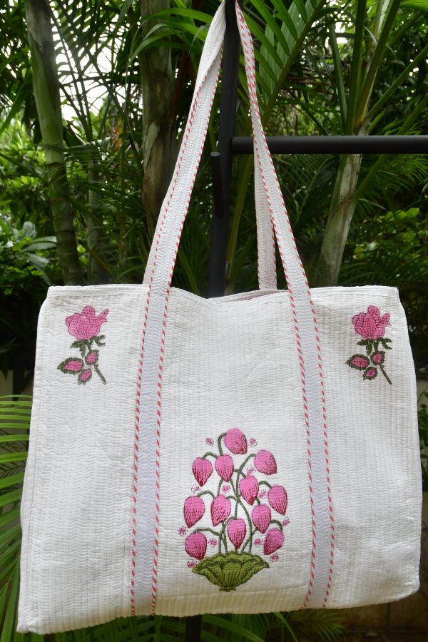 Pink Love Tote Bag Discount