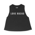 Love Rocks — Women’s Crop Tank on Sale