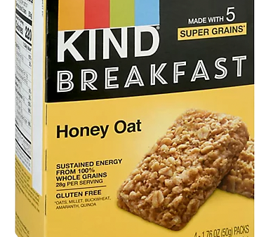 KIND - Breakfast Bars, Honey Oat Online