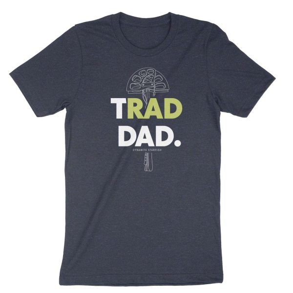 Rad Trad Dad — Men s Unisex Rock Climbing T-Shirt Online Hot Sale